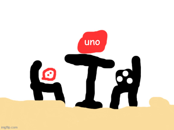 carlos and blobie playing uno in the sludge shelf 3994, colorized | uno | made w/ Imgflip meme maker