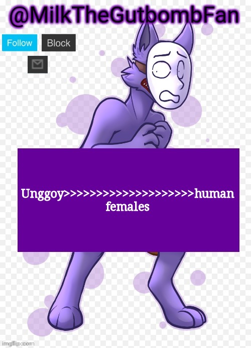 Milk but he's a mask-wearing wolf (Thanks Wallhammer | Unggoy>>>>>>>>>>>>>>>>>>>>human females | image tagged in milk but he's a mask-wearing wolf thanks wallhammer | made w/ Imgflip meme maker