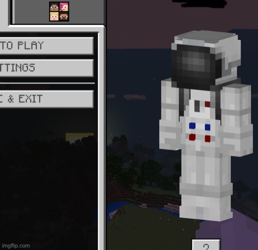 my minecraft skin- | made w/ Imgflip meme maker