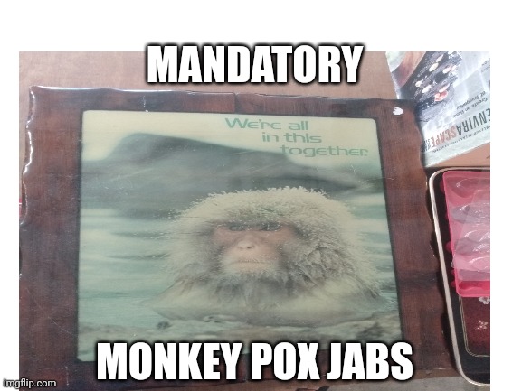 MANDATORY; MONKEY POX JABS | made w/ Imgflip meme maker