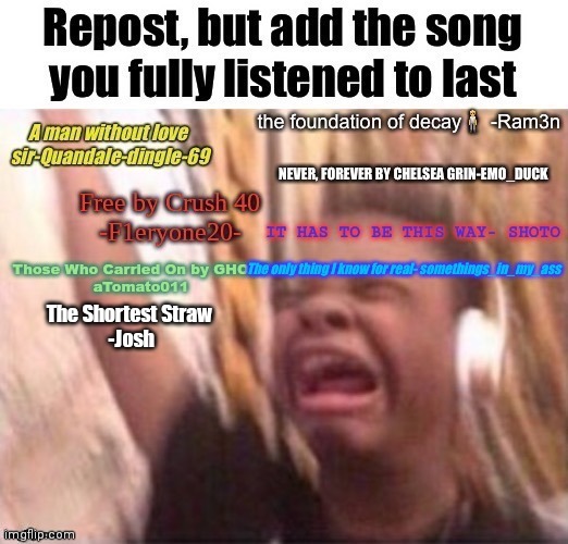 The Shortest Straw 
-Josh | made w/ Imgflip meme maker