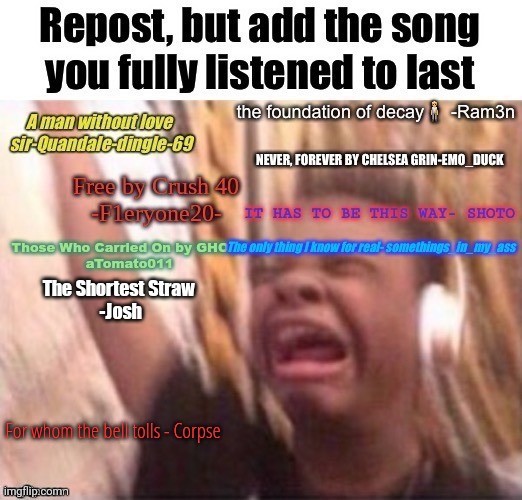 For whom the bell tolls - Corpse | made w/ Imgflip meme maker