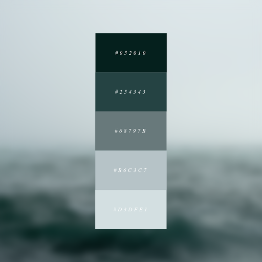 High Quality Moody color pallet Blank Meme Template