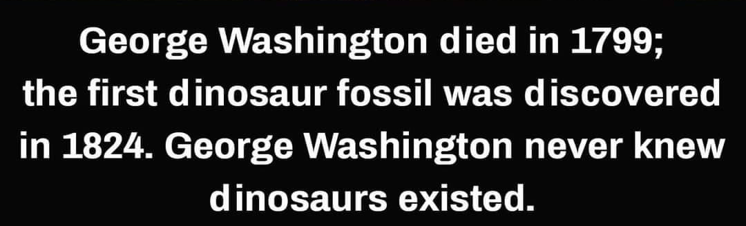 George Washington dinosaurs Blank Meme Template