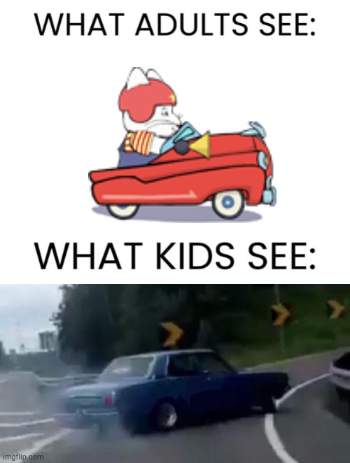Cars | image tagged in what adults see what kids see | made w/ Imgflip meme maker
