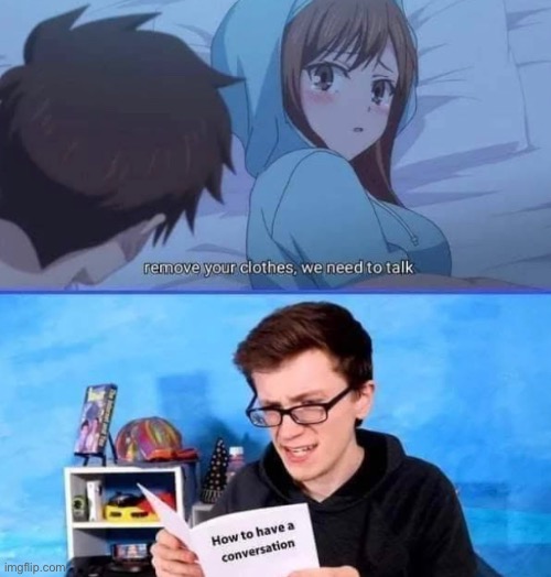 Anime couch anya what is your wisdom Memes & GIFs - Imgflip