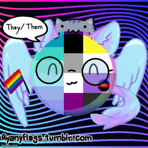 I’m Neptunic, Asexual, Non-Binary, Polyamorous, and a Furry! :3 | made w/ Imgflip meme maker