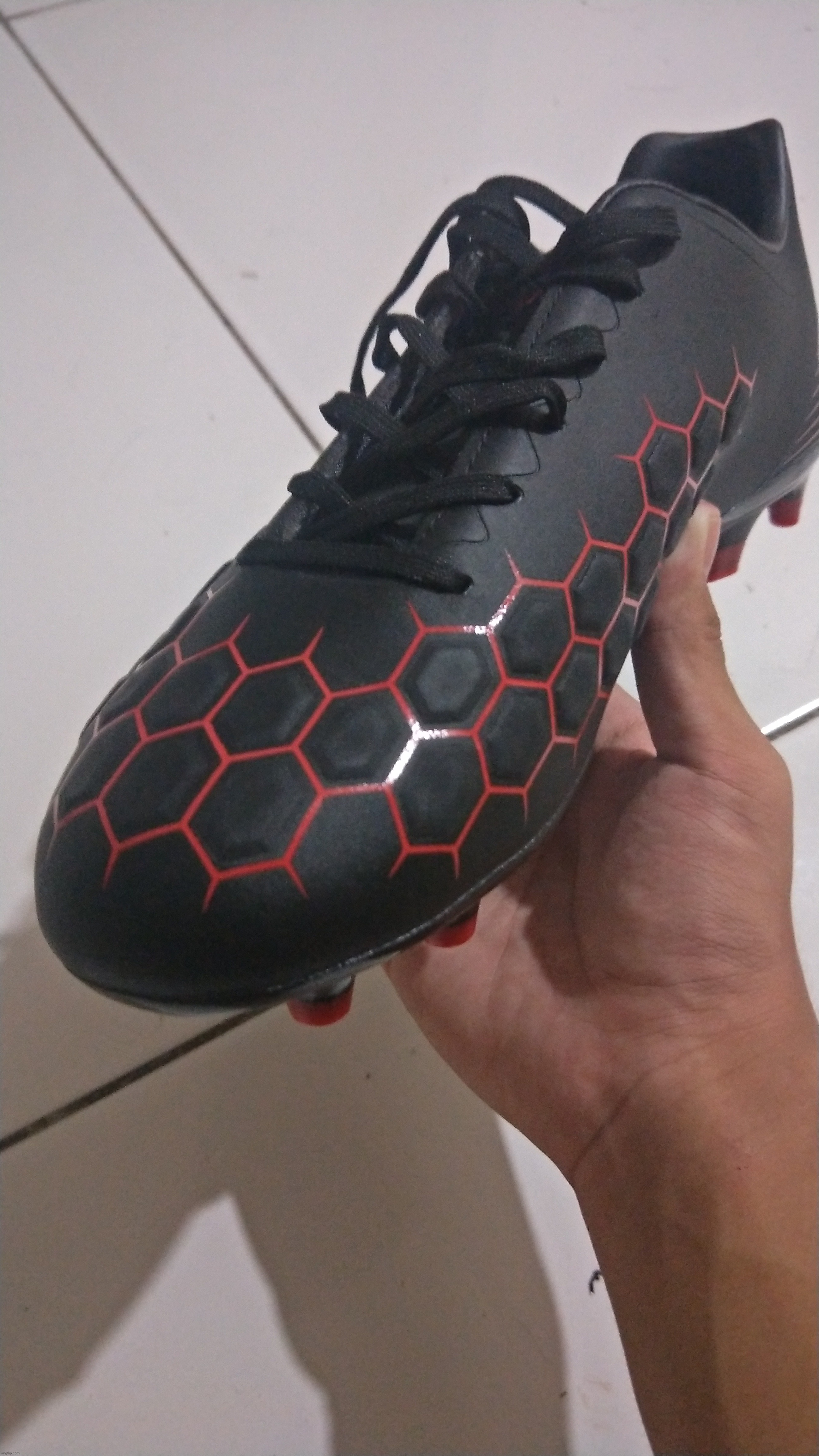bought myself some pretty cool football boots. | made w/ Imgflip meme maker