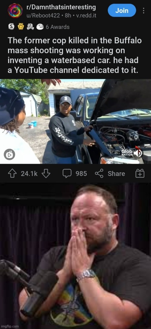 Conspiracy Theory Brewing | image tagged in conspiracy theory,alex jones | made w/ Imgflip meme maker