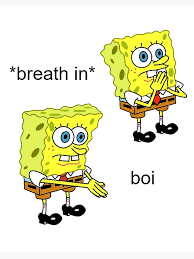 High Quality spongebob saying boi Blank Meme Template