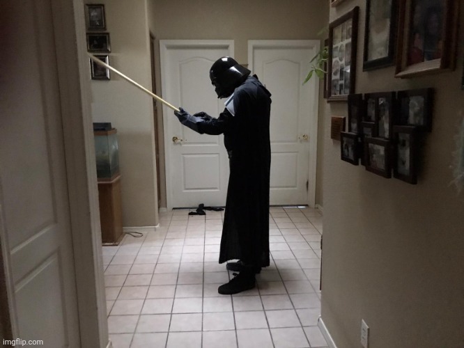Darth Vader Light Saber | image tagged in darth vader light saber | made w/ Imgflip meme maker