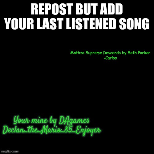 Mothza Supreme Descends by Seth Parker
-Carlos | made w/ Imgflip meme maker