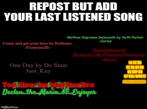 Please | LA DE DA DE DA DE DA DE DAY OH BY BILL WURTZ; JTOHISGOODIMO | made w/ Imgflip meme maker