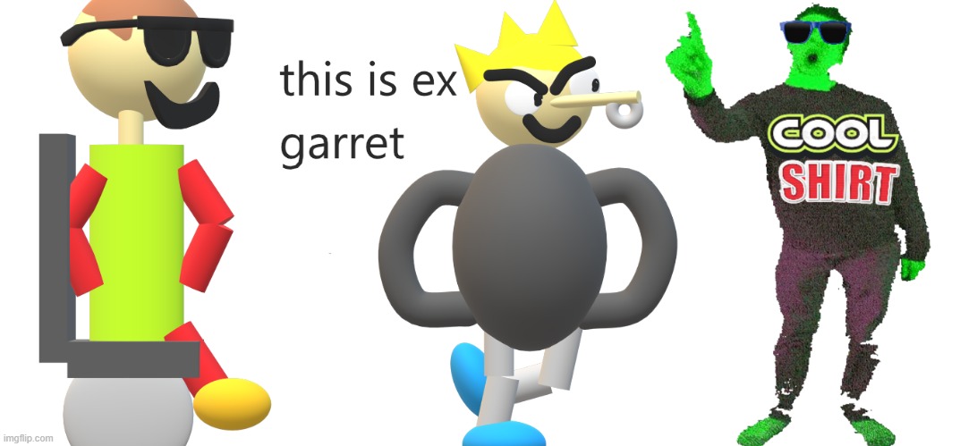 remember ex og dave he have a redesign now and here is garret and hall monitor 8 upvotes for dianmond man and playrobot | image tagged in dave fun algebra class | made w/ Imgflip meme maker