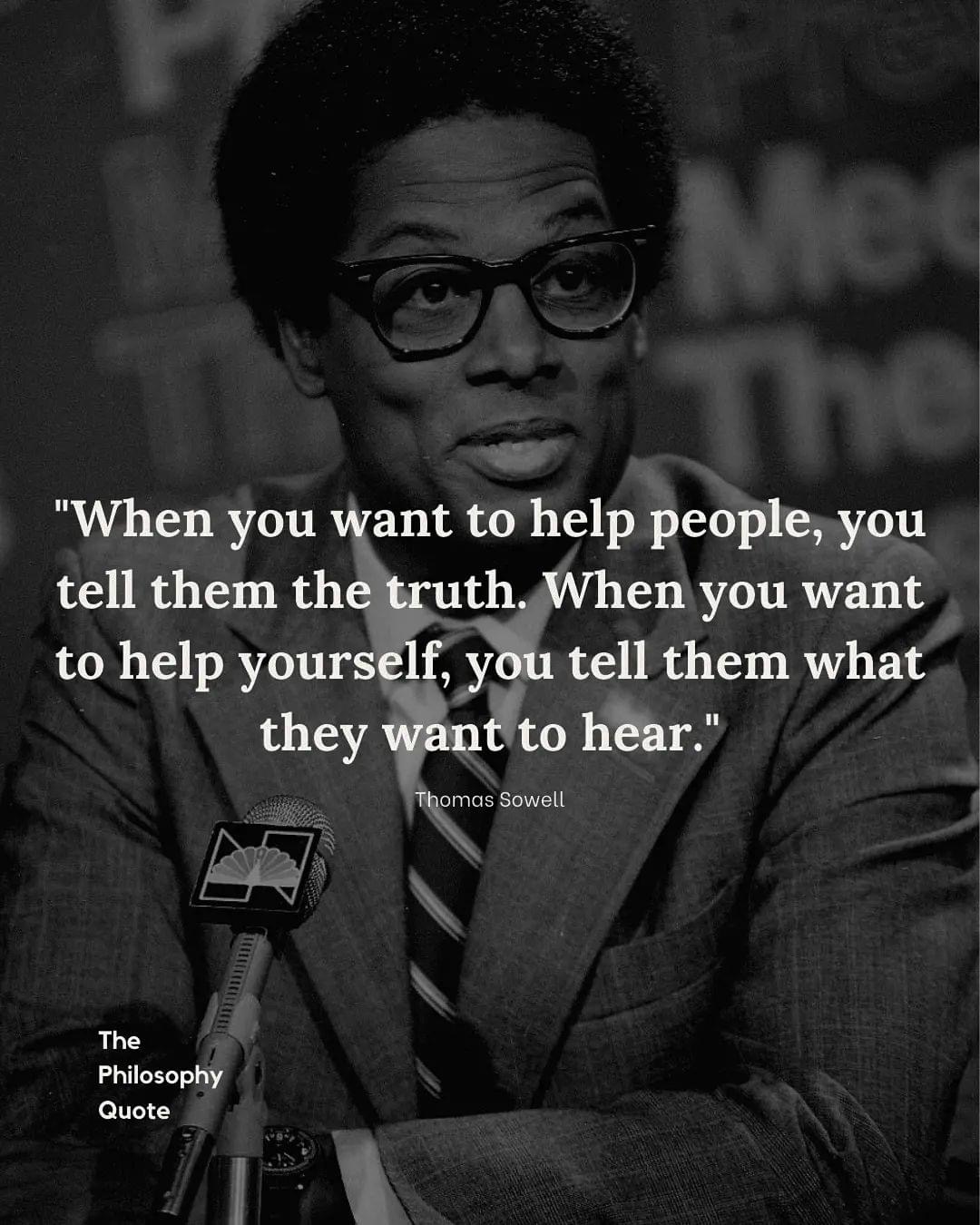 High Quality Thomas Sowell quote Blank Meme Template