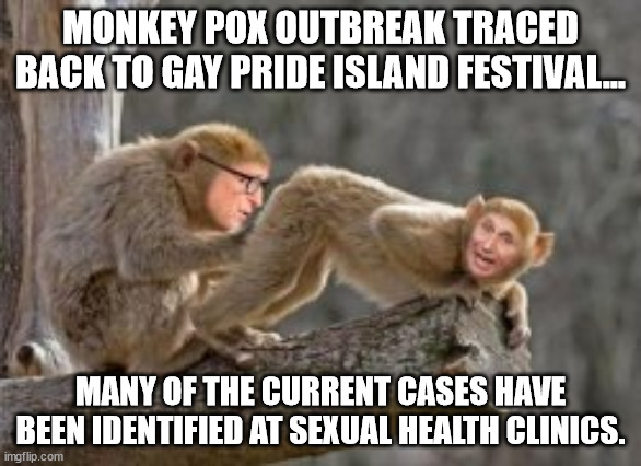 Don't be fooled by their next manufacturered crisis | MONKEY POX OUTBREAK TRACED BACK TO GAY PRIDE ISLAND FESTIVAL…; MANY OF THE CURRENT CASES HAVE BEEN IDENTIFIED AT SEXUAL HEALTH CLINICS. | image tagged in next,pandemic,corrupt,liberals | made w/ Imgflip meme maker