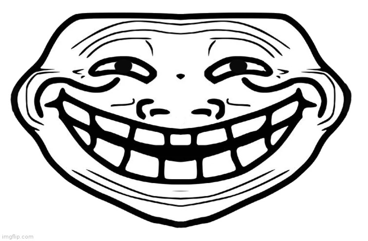 Front Facing Troll Face | image tagged in front facing troll face | made w/ Imgflip meme maker