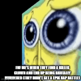 Spongebob as a sad rapper