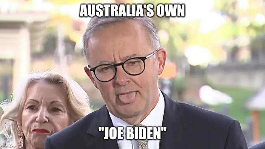 Albonomics | AUSTRALIA'S OWN; "JOE BIDEN" | image tagged in albonomics | made w/ Imgflip meme maker