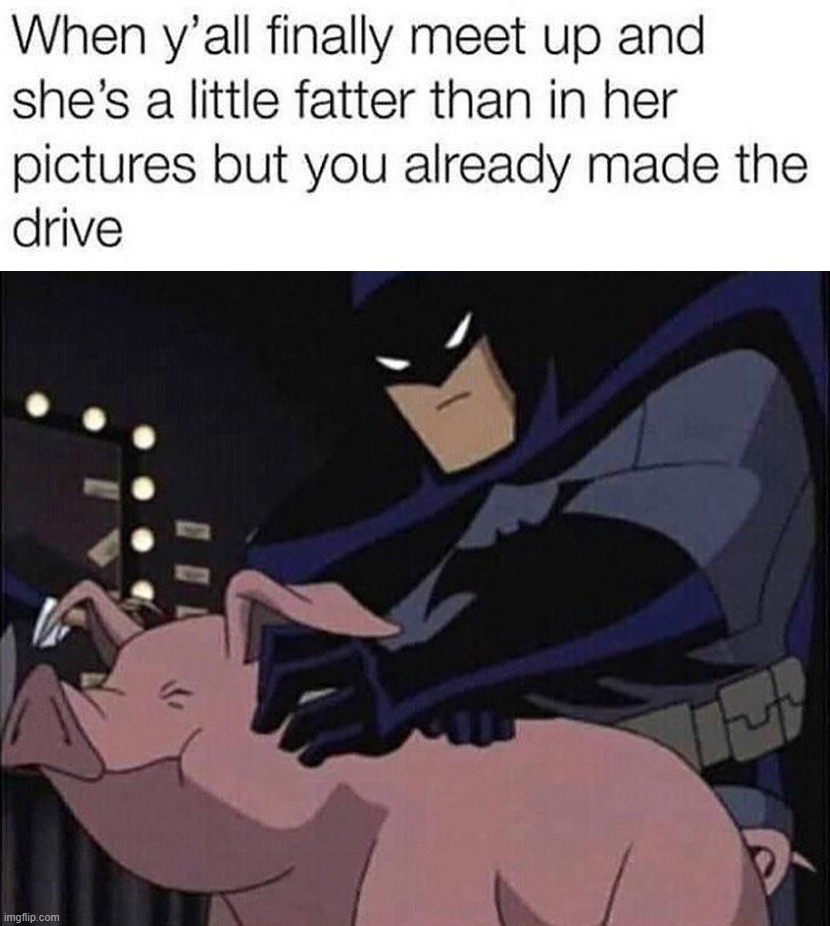 Big pig | image tagged in pigs,batman | made w/ Imgflip meme maker