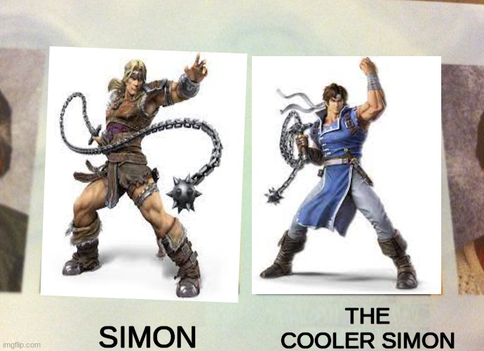 I'm not wrong ¯\_(ツ)_/¯ | THE COOLER SIMON; SIMON | image tagged in daniel the cooler daniel blank,why are you booing me i'm right | made w/ Imgflip meme maker