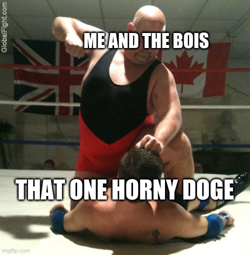 Beating Up | ME AND THE BOIS THAT ONE HORNY DOGE | image tagged in beating up | made w/ Imgflip meme maker