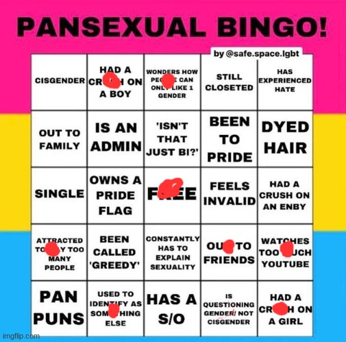 ??? | image tagged in pansexual bingo | made w/ Imgflip meme maker