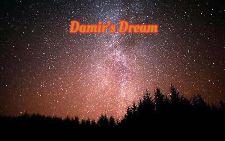 Night Sky | Damir's Dream | image tagged in night sky,damir's dream | made w/ Imgflip meme maker