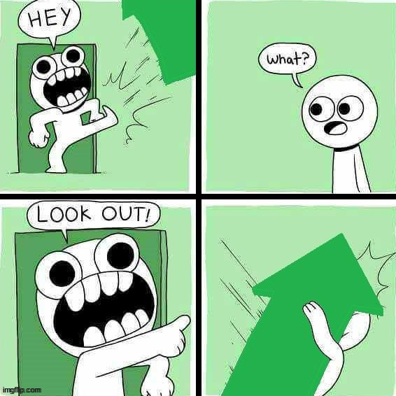 Hit by an upvote | image tagged in comics/cartoons,upvote | made w/ Imgflip meme maker