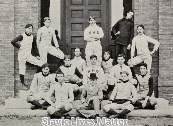 1894 New Hampshire Football Team | Slavic Lives Matter | image tagged in 1894 new hampshire football team,slavic,nh | made w/ Imgflip meme maker