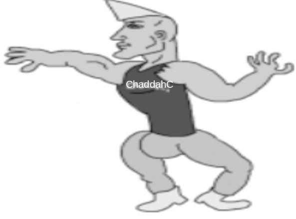 High Quality ChaddahC Meme Blank Meme Template