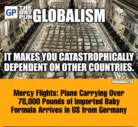Become Self-sufficient or Suffer. | GLOBALISM; IT MAKES YOU CATASTROPHICALLY DEPENDENT ON OTHER COUNTRIES. PARADOX3713 | image tagged in memes,politics,joe biden,democrats,globalism,corruption | made w/ Imgflip meme maker