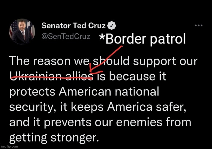 Fixed it. | image tagged in congress,ted cruz,ukraine,government corruption,republicans | made w/ Imgflip meme maker