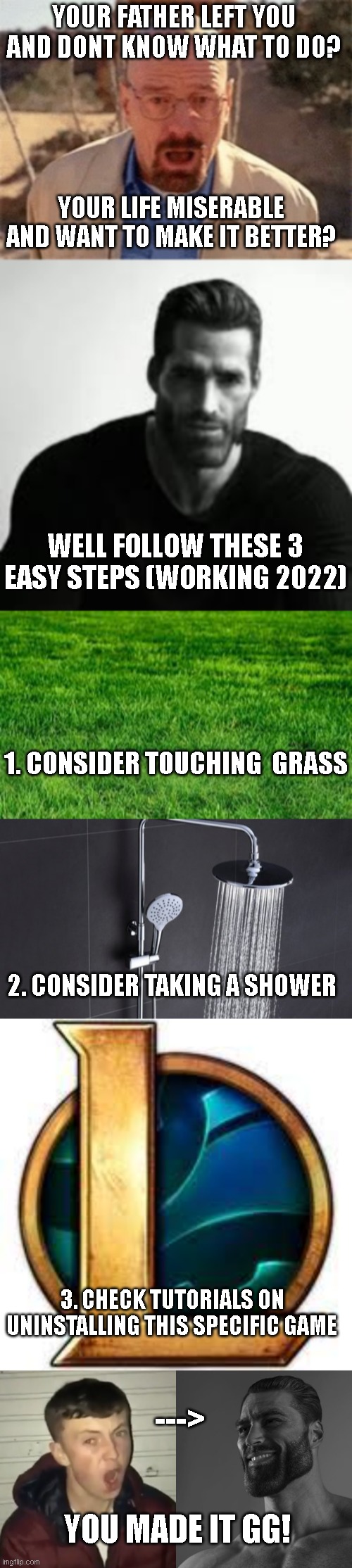 League Player Touching Grass Significado, historia y mejores memes