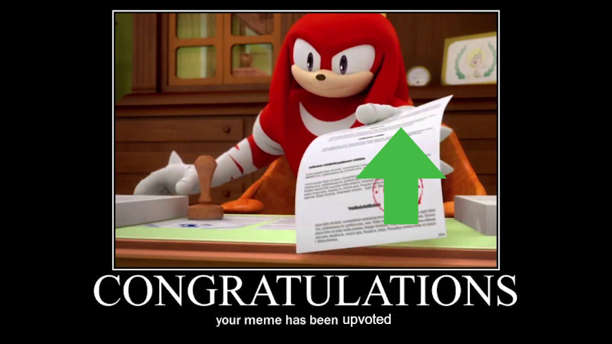 Congratulations your meme has been upvoted Blank Meme Template