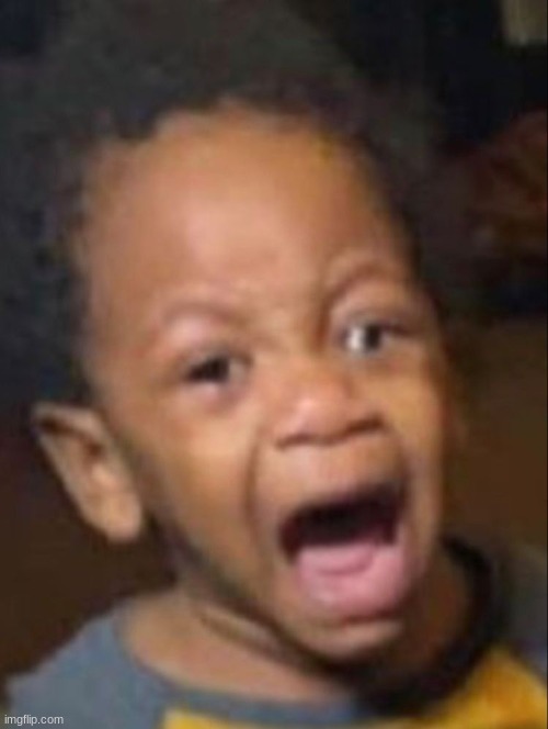 Kid screaming | image tagged in kid screaming | made w/ Imgflip meme maker