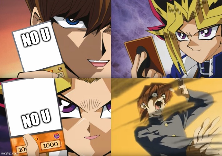 Yu-Gi-Oh Exodia | NO U NO U | image tagged in yu-gi-oh exodia | made w/ Imgflip meme maker