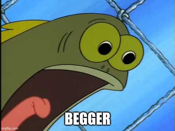 You what?! | BEGGER | image tagged in you what | made w/ Imgflip meme maker