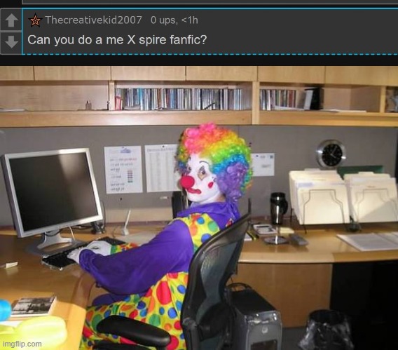 AH NAH | image tagged in clown computer | made w/ Imgflip meme maker