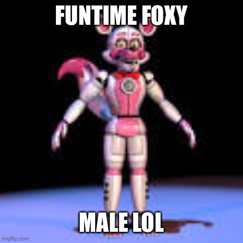 FUNTIME FOXY MALE LOL | made w/ Imgflip meme maker