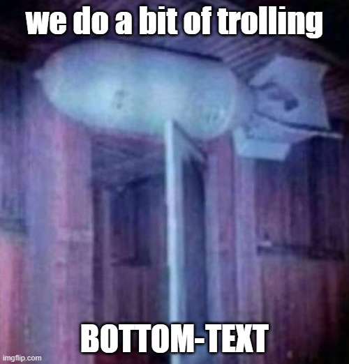 We do abit of trolling. | we do a bit of trolling; BOTTOM-TEXT | image tagged in we do abit of trolling | made w/ Imgflip meme maker