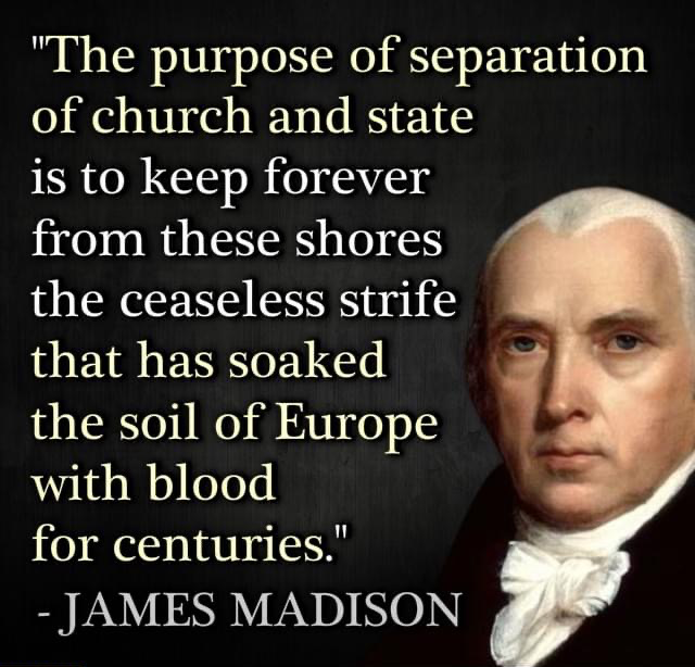 High Quality James Madison quote Blank Meme Template