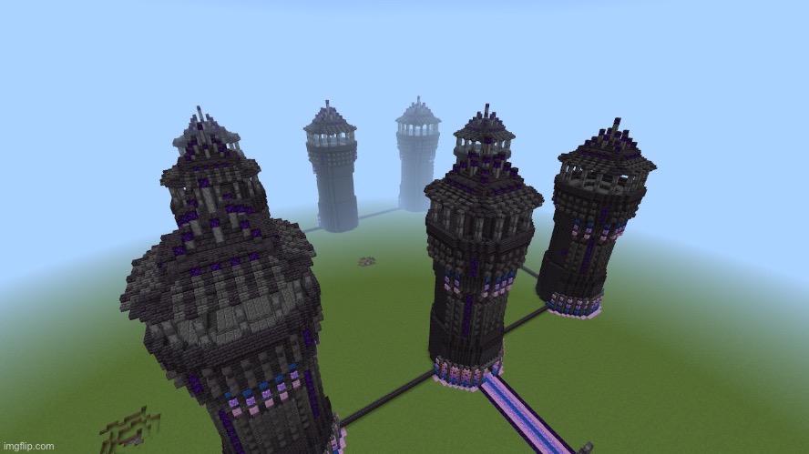 So I’m making a castle... | image tagged in minecraft,castle | made w/ Imgflip meme maker