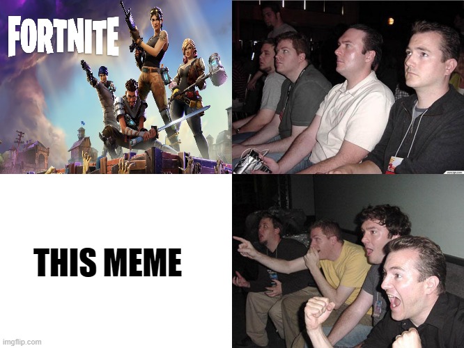 Reaction Guys | THIS MEME | image tagged in reaction guys | made w/ Imgflip meme maker