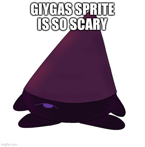 Kirby Conbi | GIYGAS SPRITE IS SO SCARY | image tagged in kirby conbi | made w/ Imgflip meme maker