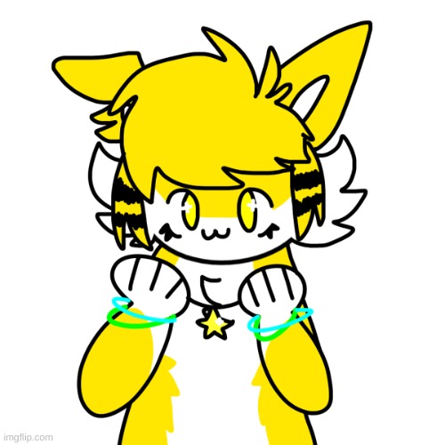yellow furry i made on picrew | made w/ Imgflip meme maker