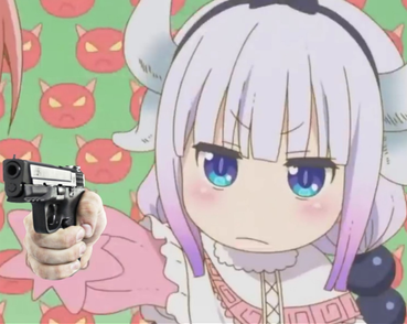 kanna gun Blank Meme Template