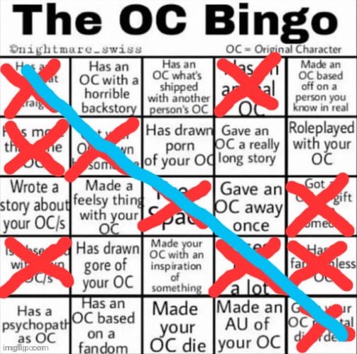 Lol | image tagged in the oc bingo | made w/ Imgflip meme maker