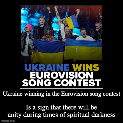 Ukraine in Eurovision | image tagged in demotivationals,ukraine | made w/ Imgflip demotivational maker