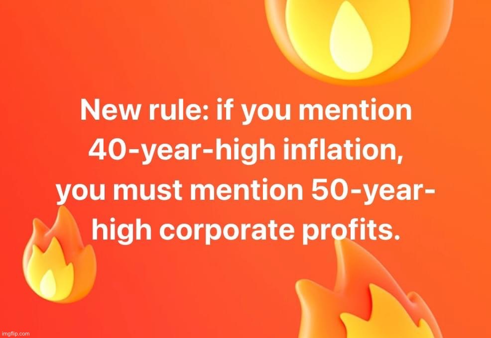 40-year-high inflation | image tagged in 40-year-high inflation,inflation,economy,economics,corporate greed,corporations | made w/ Imgflip meme maker